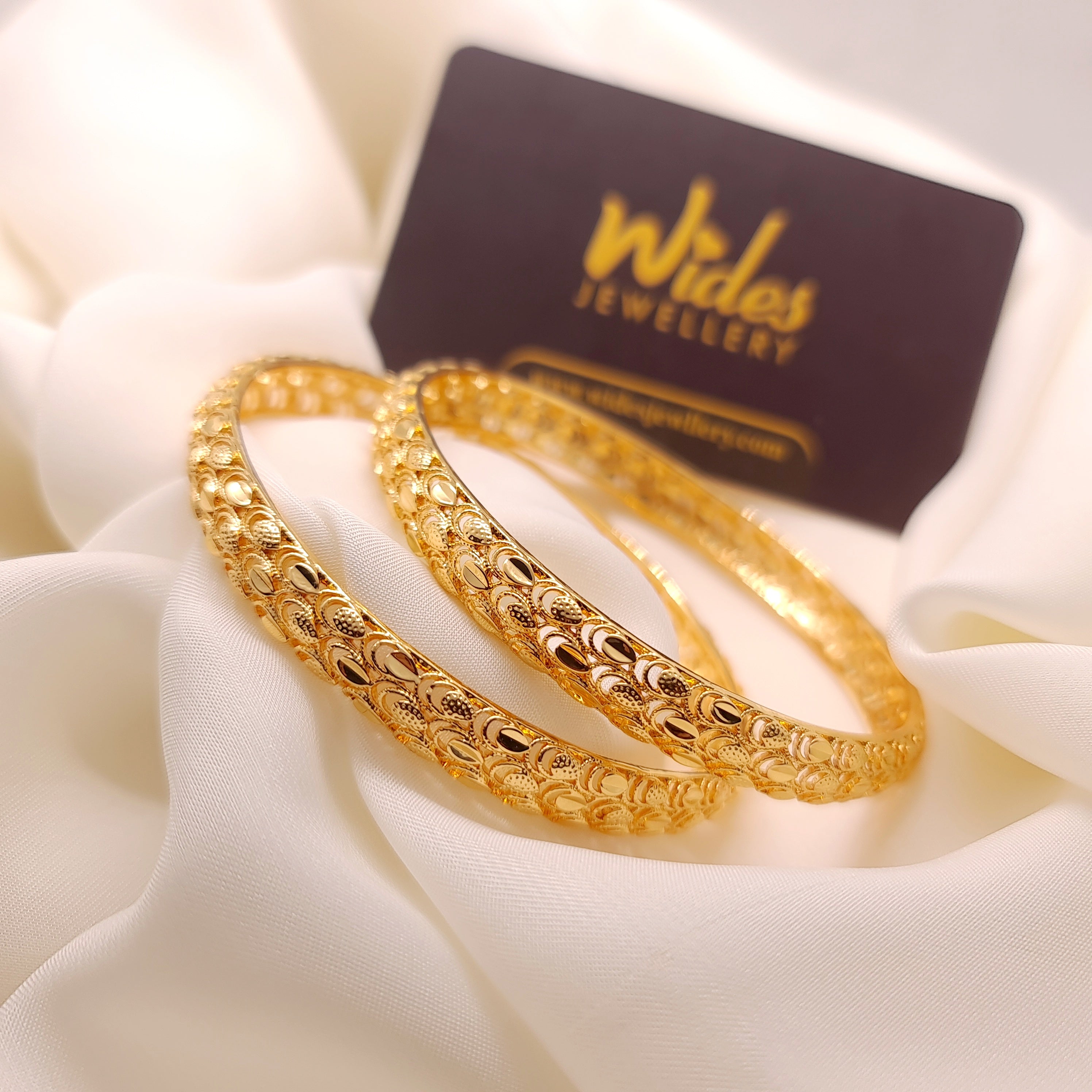 Exquisite Gold-Plated Bangles for Girls/Women – Wides Jewellery