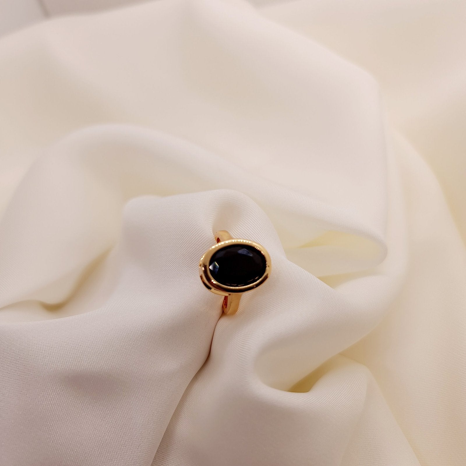 Elegant Black Stone Ring for Girls and Women – Wides Jewellery