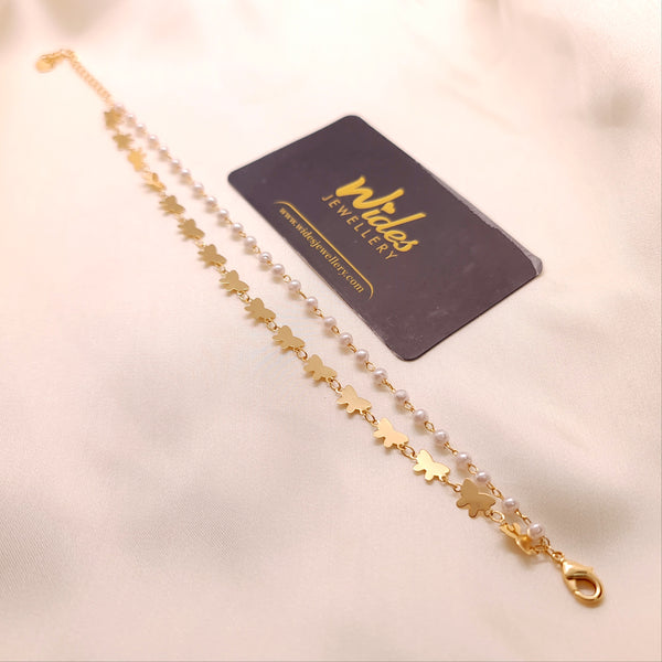 Radiant Gold-Plated Anklet/Payal for Girls/Women