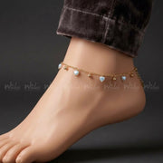 Sweetheart Pearl Anklet/Payal for Girls/Women