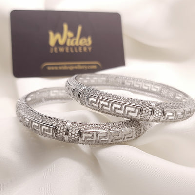 Crystal Grid Bangles for Girls/Women