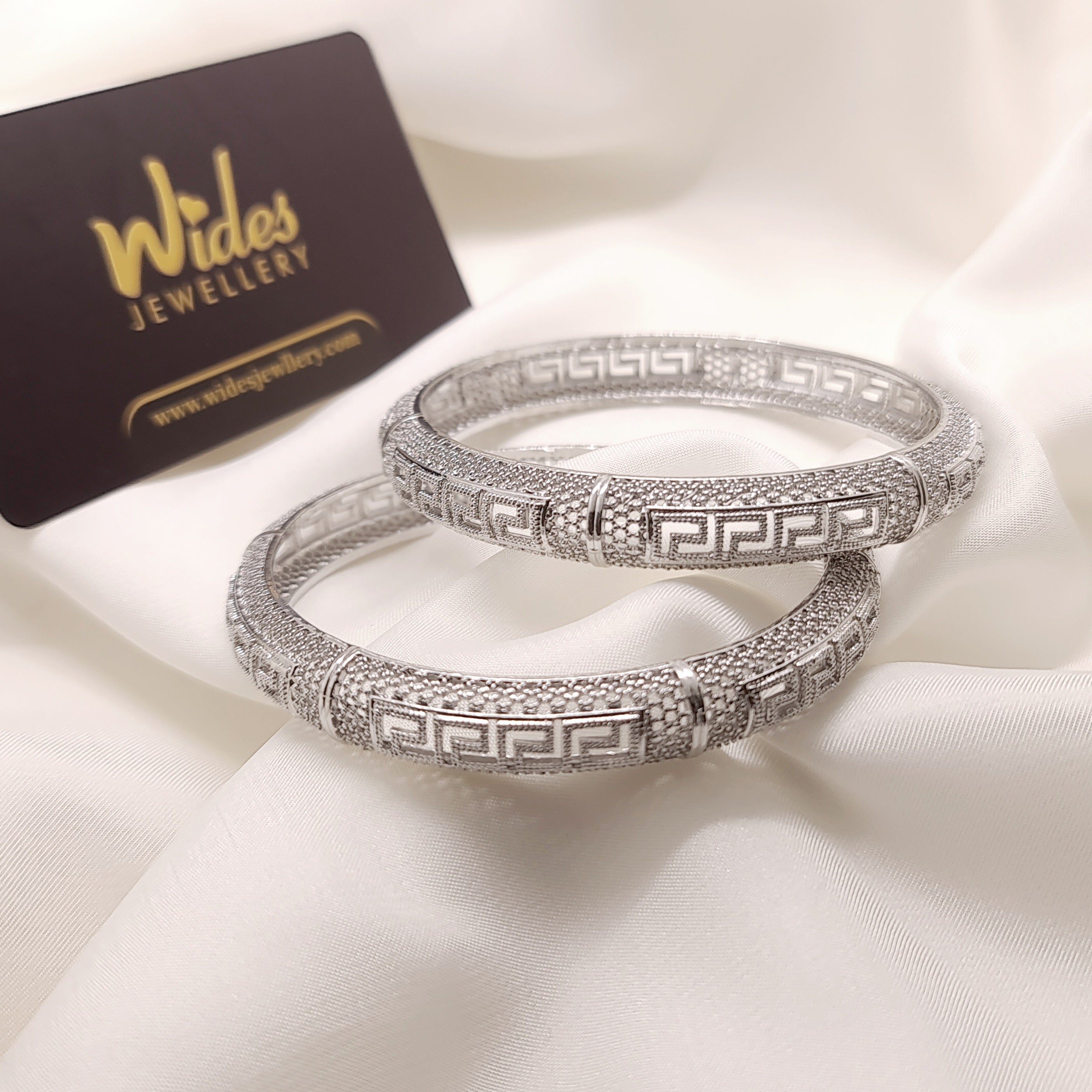 Crystal Grid Bangles for Girls/Women