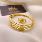Aura Wave Bangle & Ring for Girls/Women
