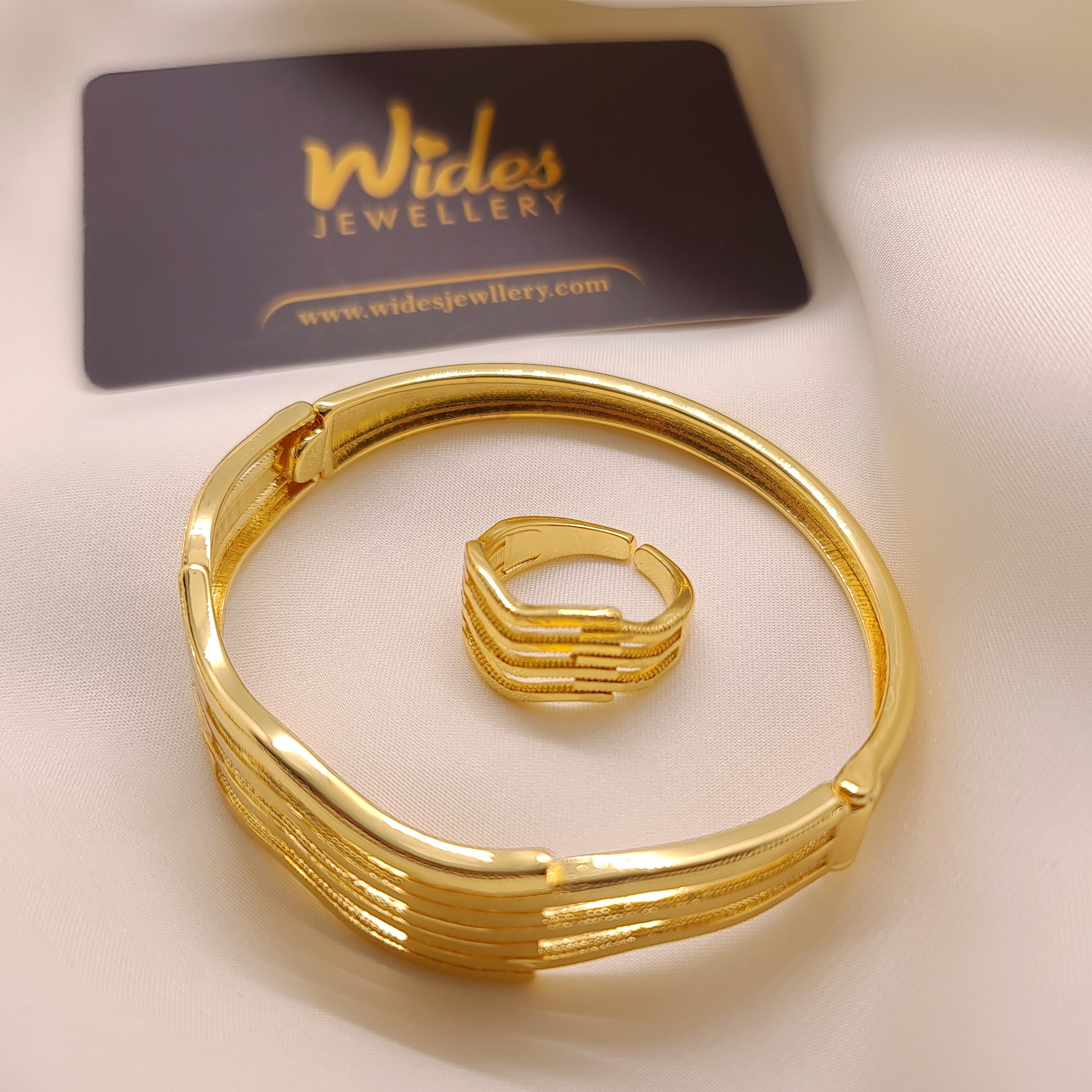 Aura Wave Bangle & Ring for Girls/Women