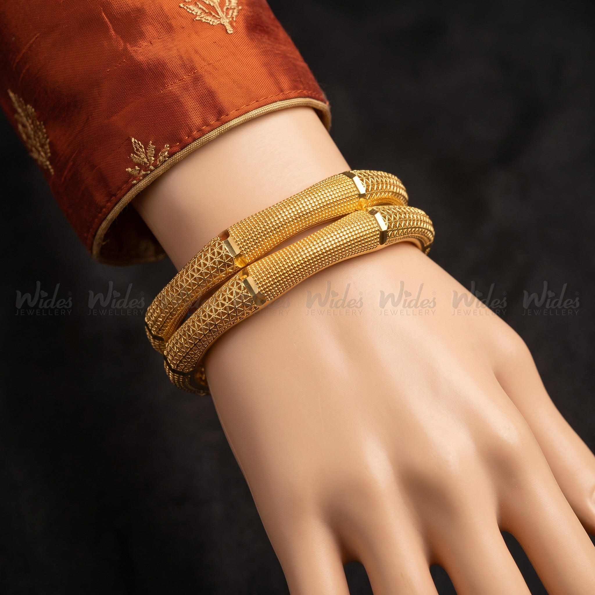 Segmented Matte Openable Bangles for Girls/Women