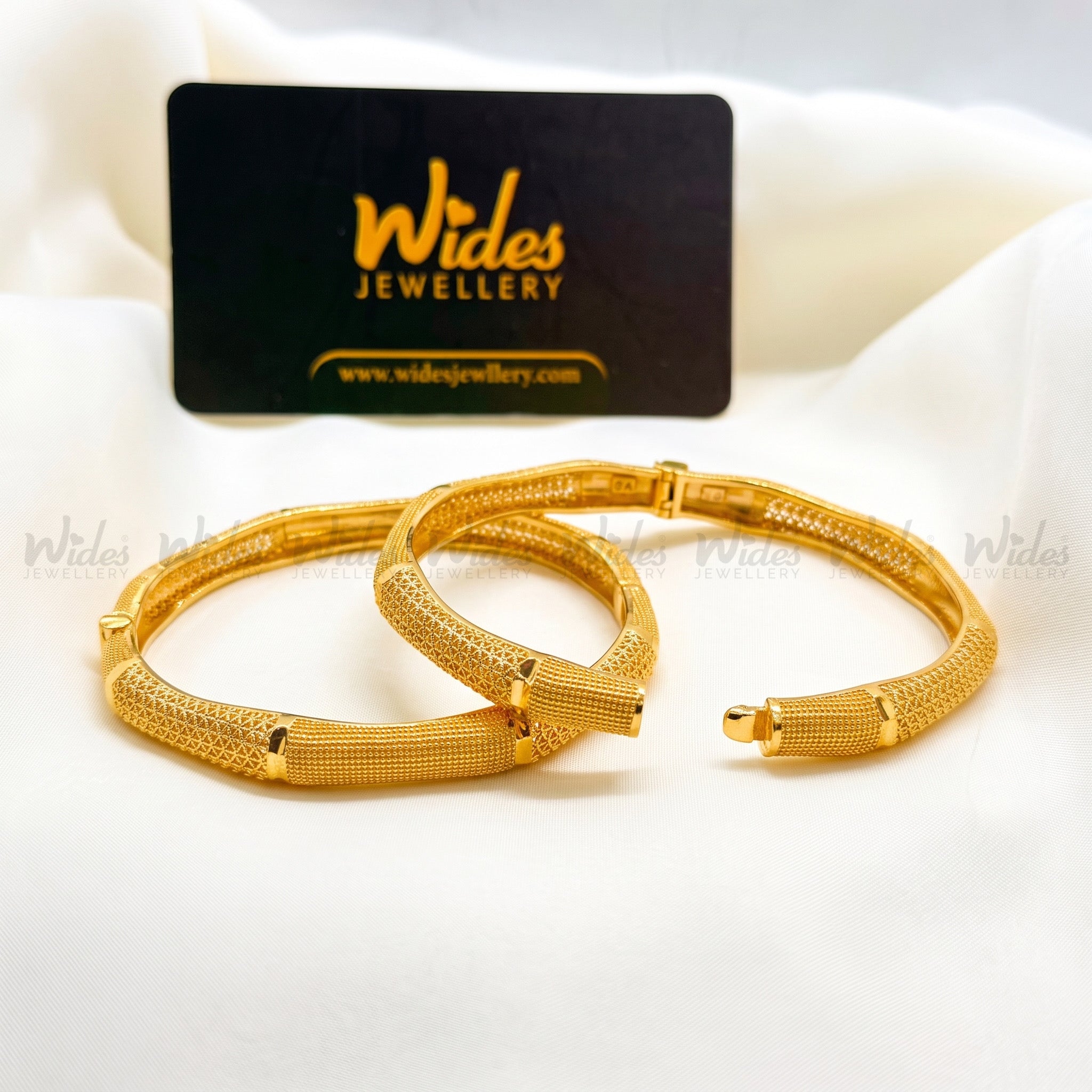 Segmented Matte Openable Bangles for Girls/Women