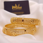 Beautiful Floral Design 2pc Bangles for Girls/Women