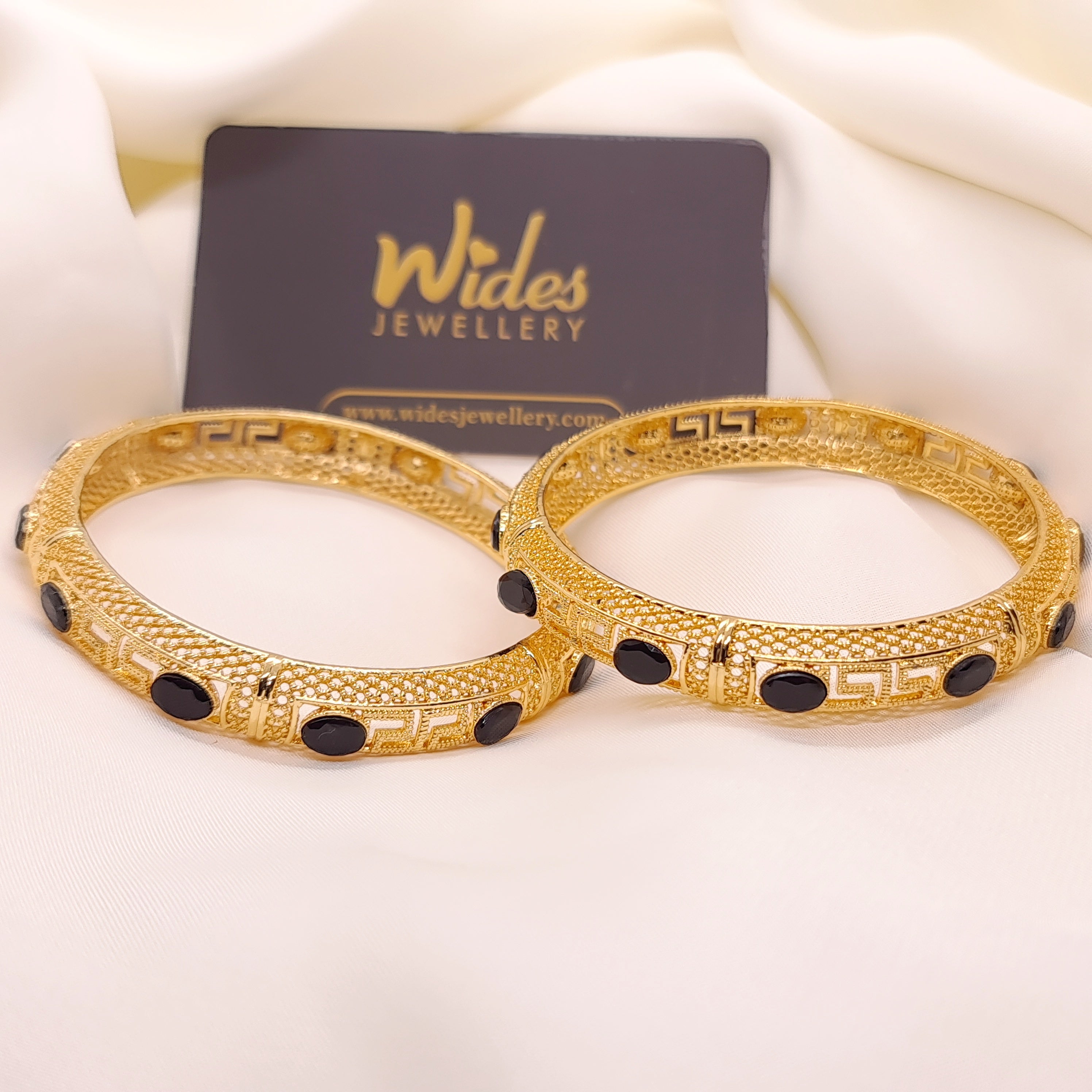 Stylish Desgin Ruby Stones Bangles for Girls/Women