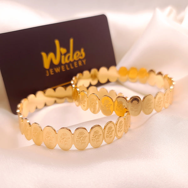 Floral Medallion Bangles for Girls/Women