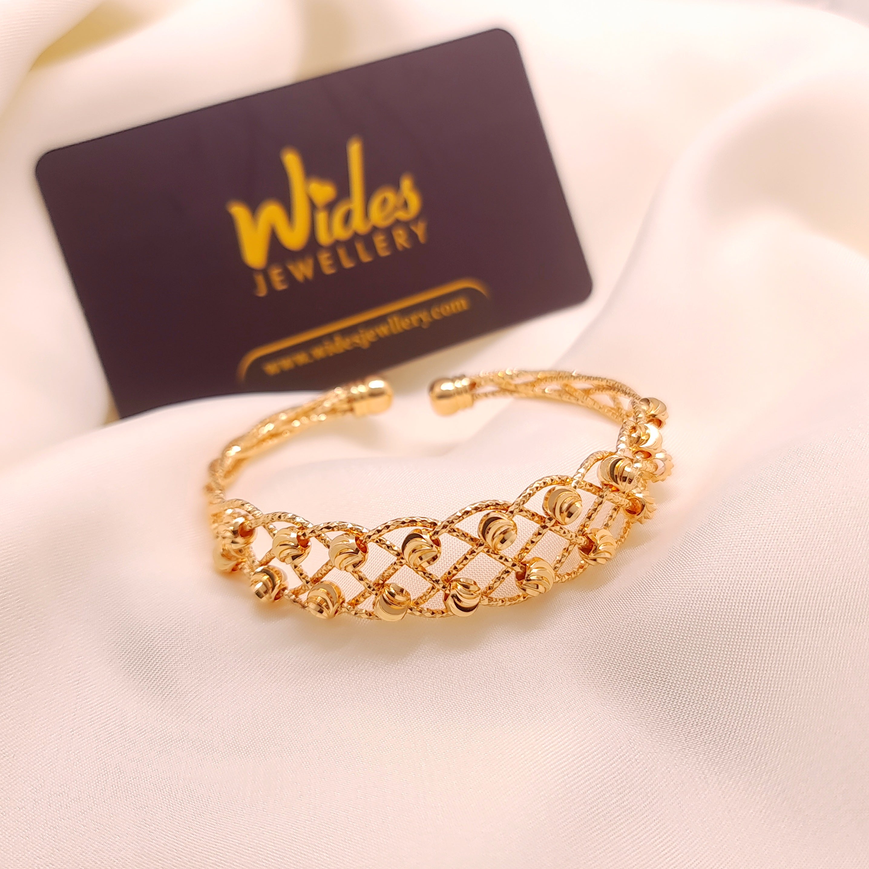 Beaded Lattice Cuff/Bracelet for Girls/Women