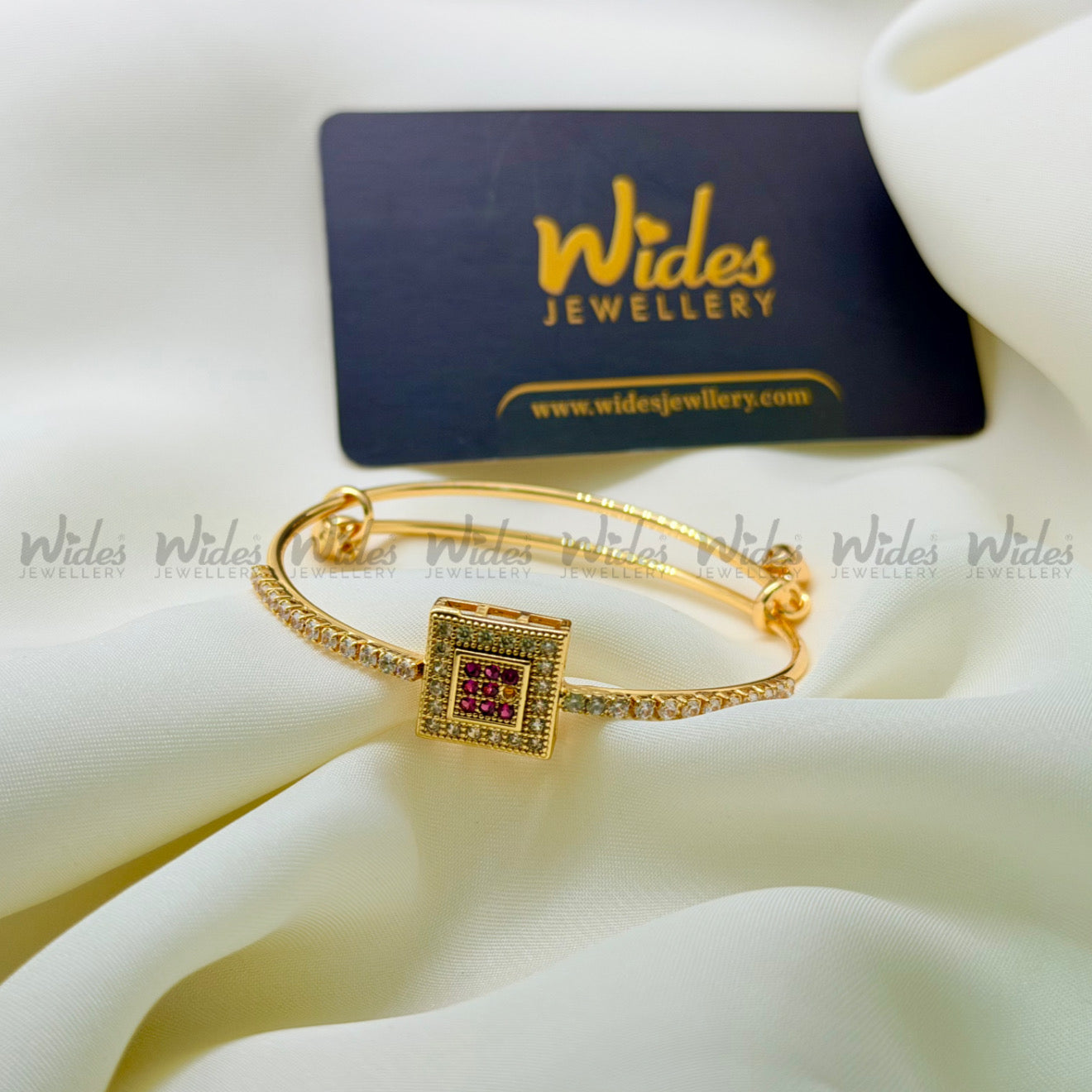 Ruby Cube Bracelet for Girls/Women