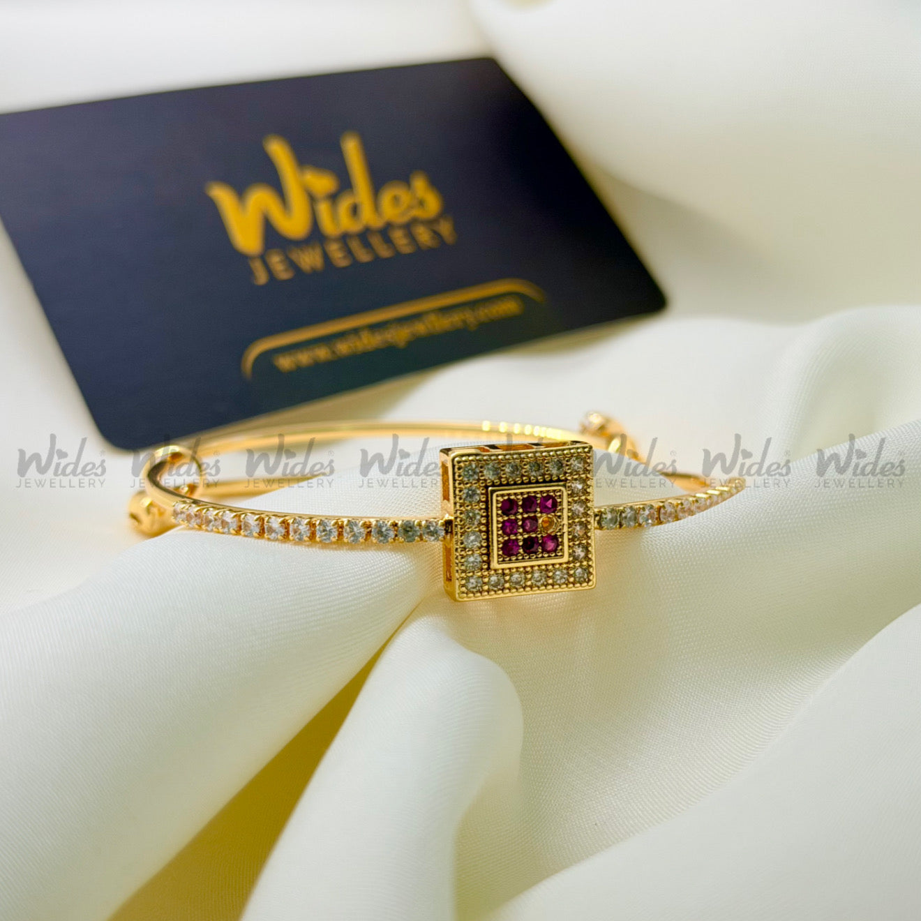Ruby Cube Bracelet for Girls/Women