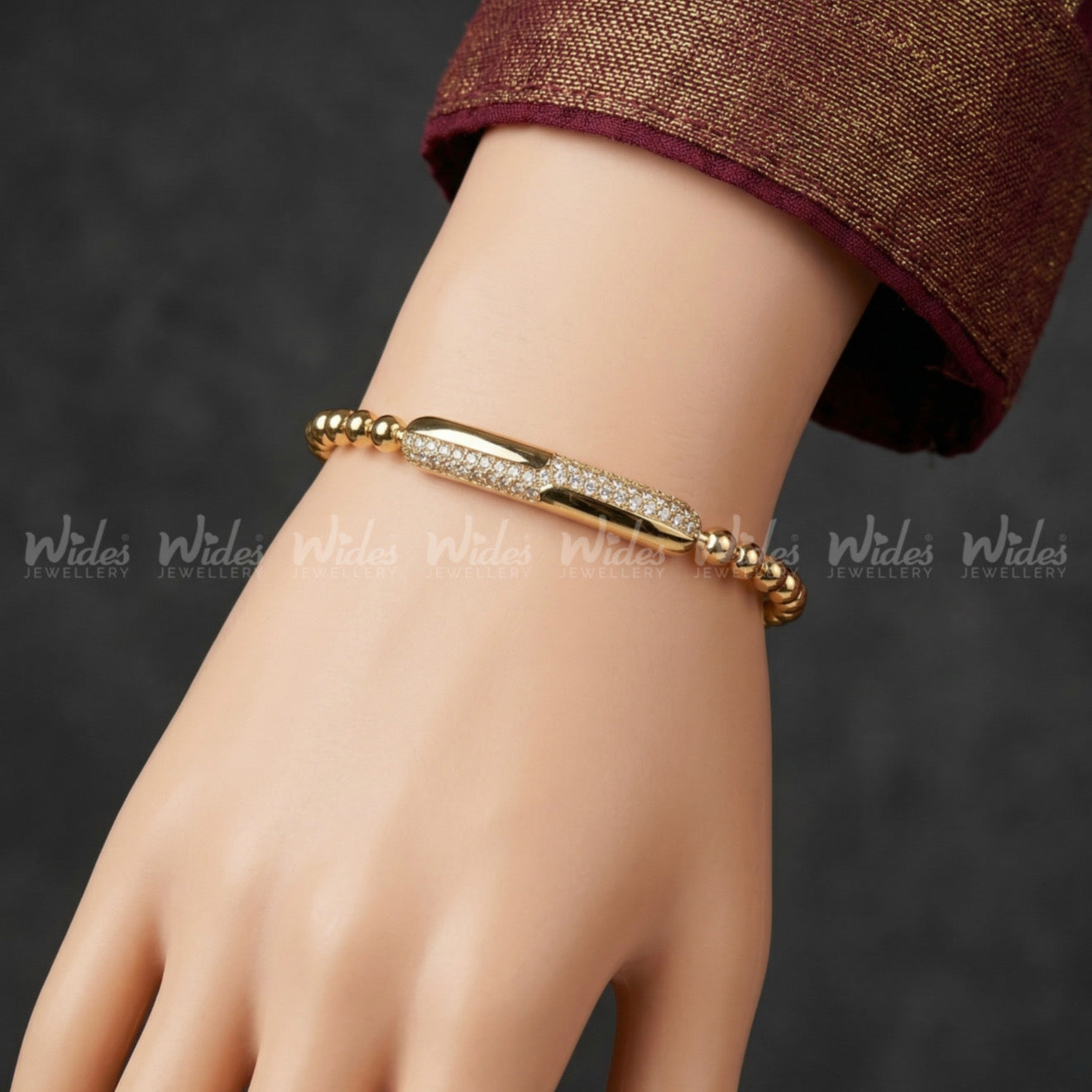 Beaded Bar Bracelet for Girls/Women