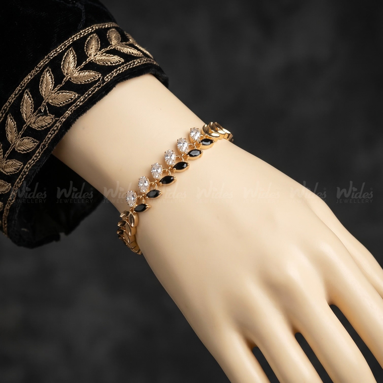 Tuxedo Link Bracelet for Girls/Women