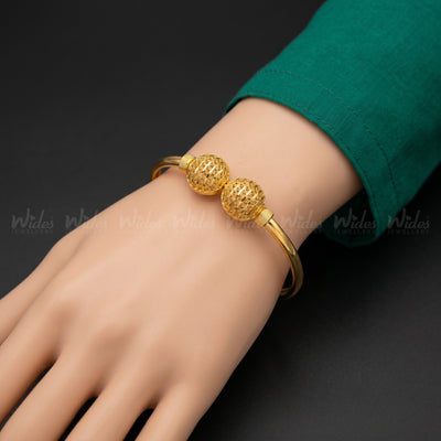 Twin Globe Open Bracelet for Girls/Women