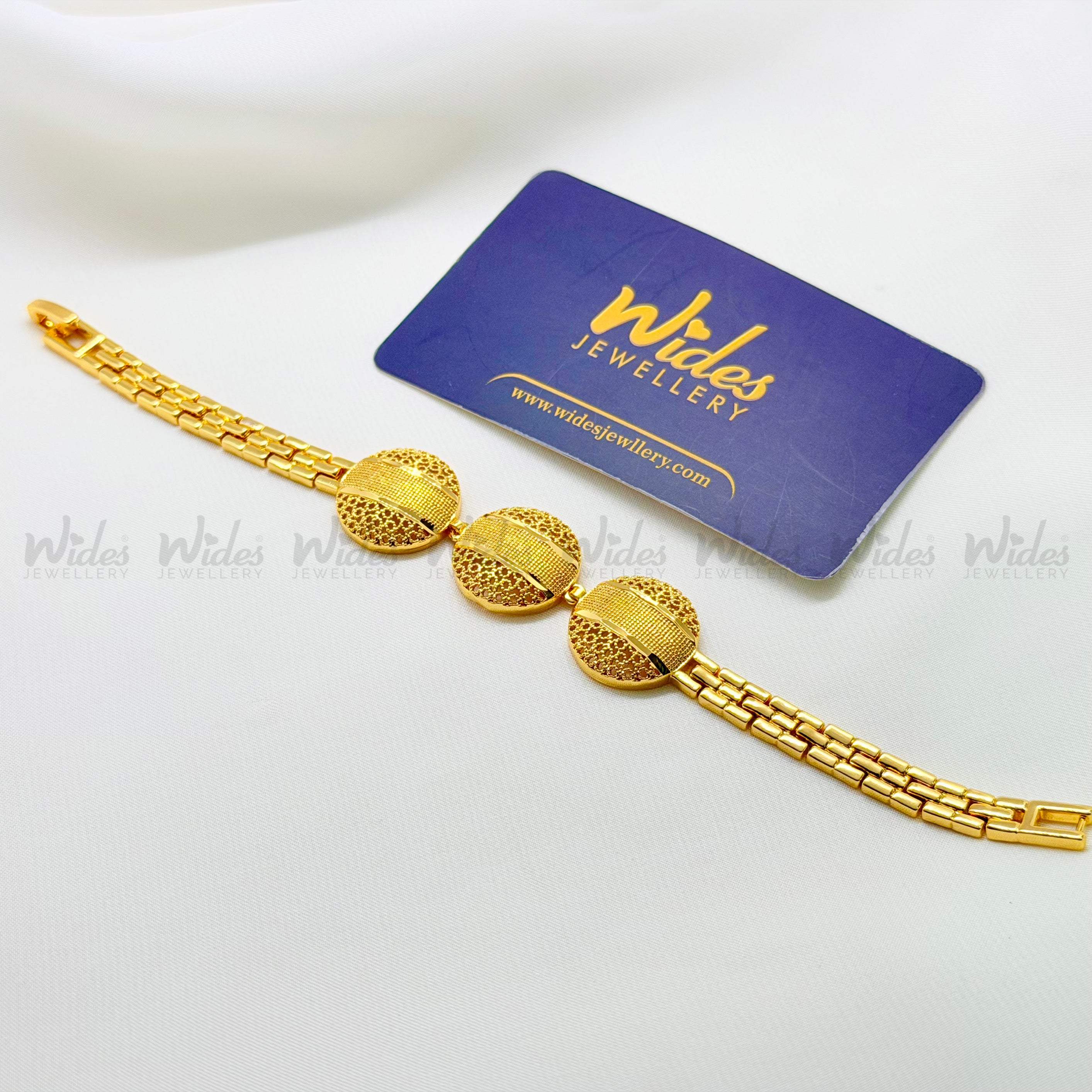 Trio Medallion Bracelet for Girls/Women