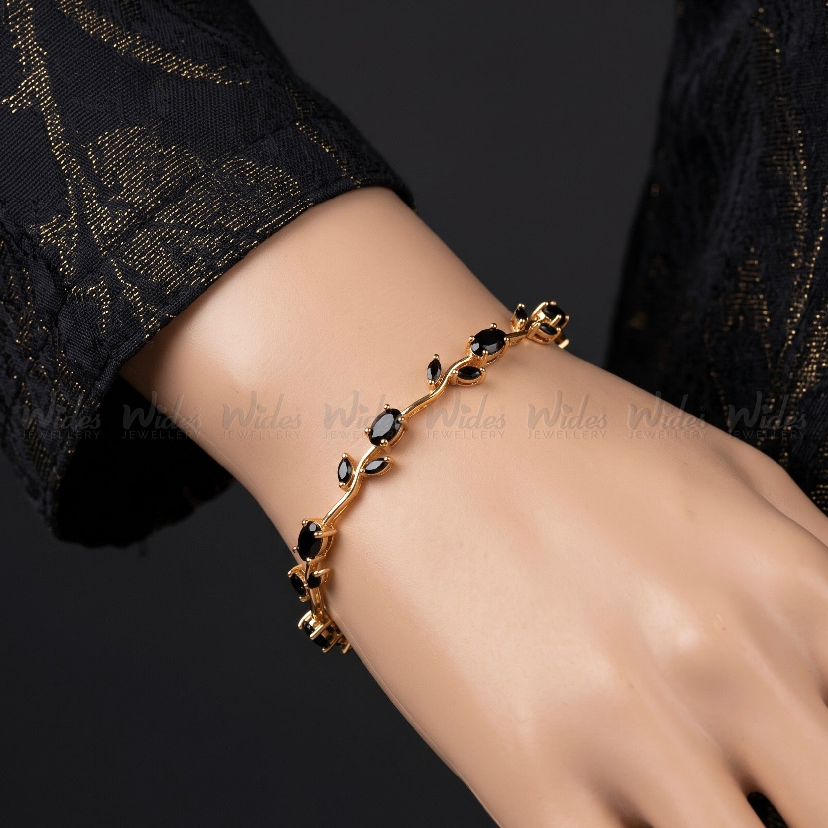 Gold-Plated Tulip Bracelet for Girls/Women