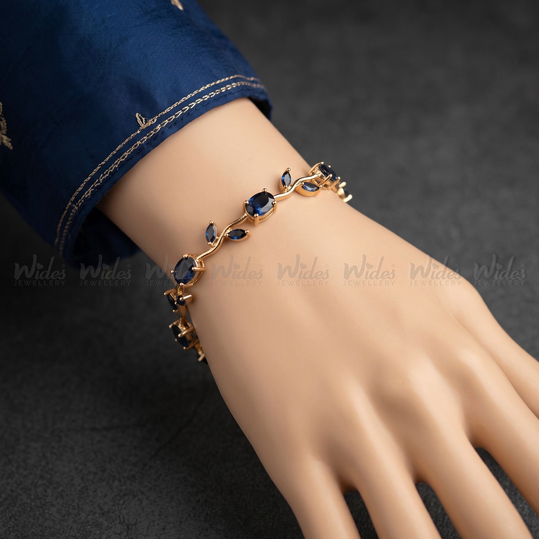 Gold-Plated Tulip Bracelet for Girls/Women