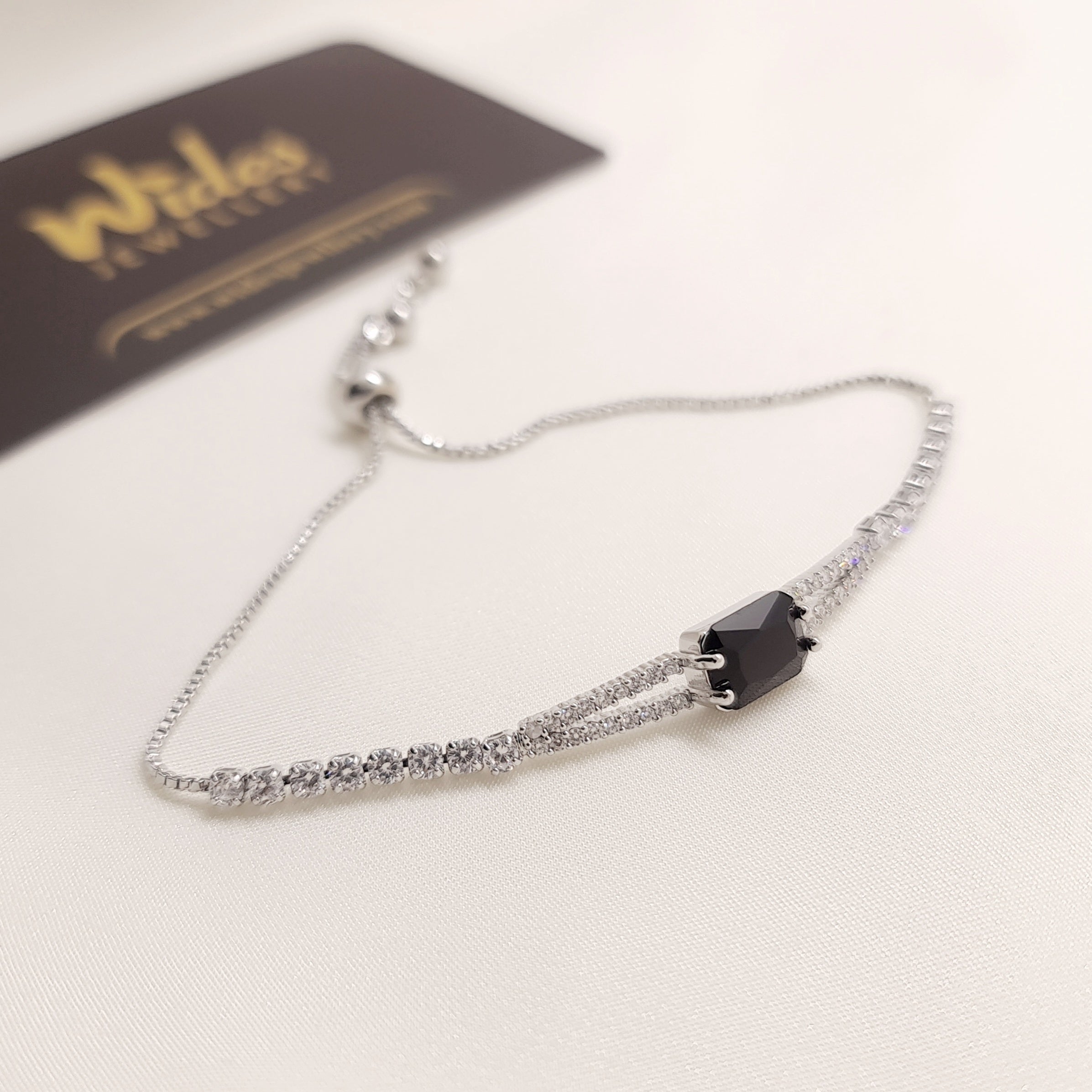 Princess Cut Stone Bracelet for Girls/Women