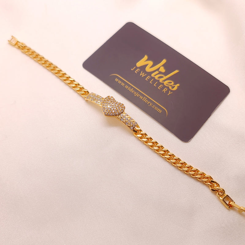 Pavé Heart Bracelet for Girls/Women