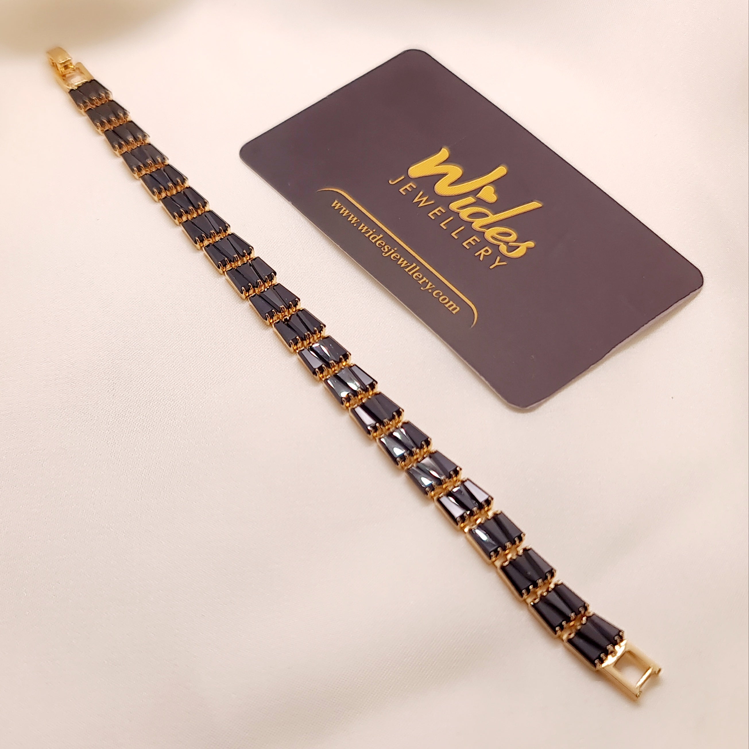Shadow Line Black Bracelet for Girls/Women