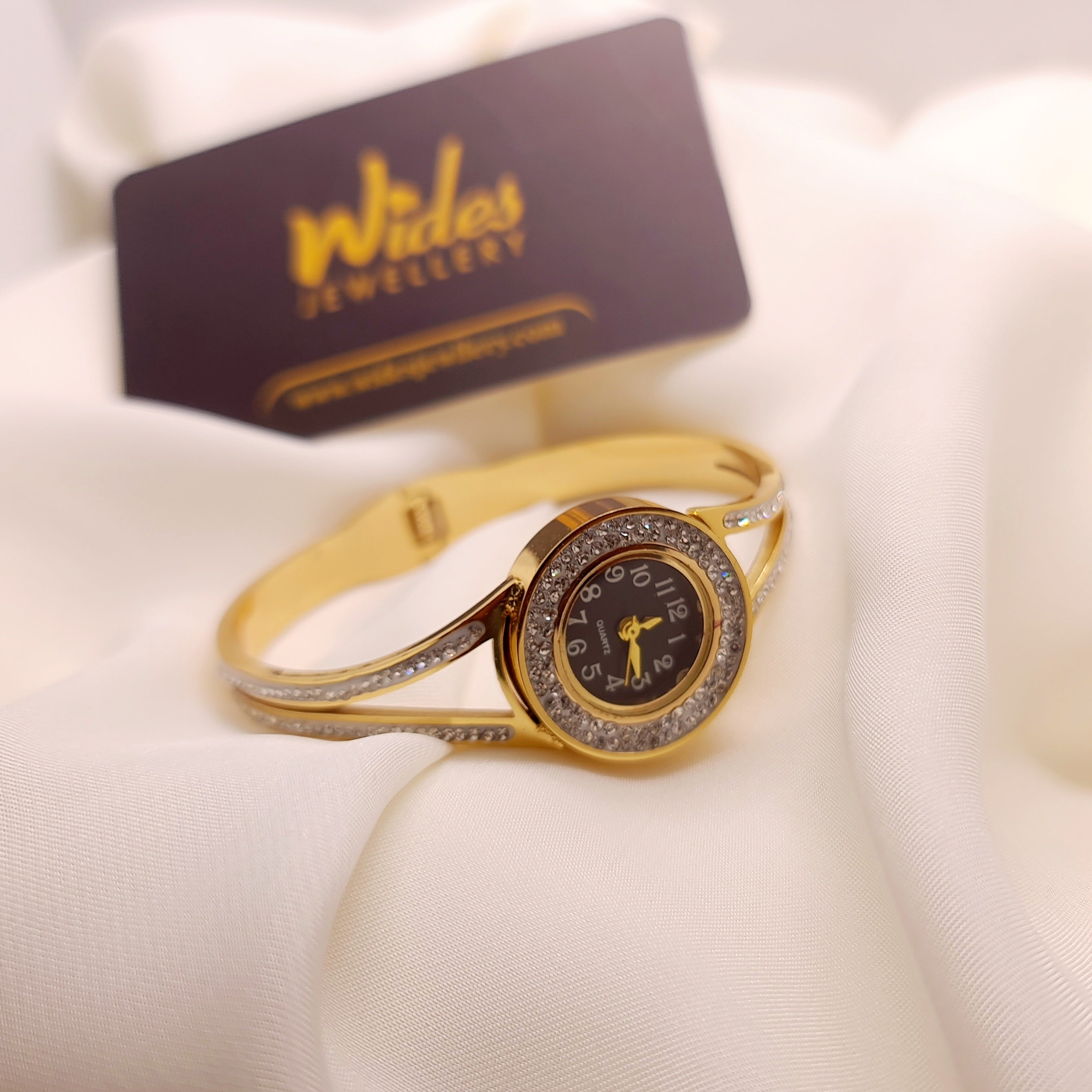 Golden Scroll Watch Bracelet for Girls/Women
