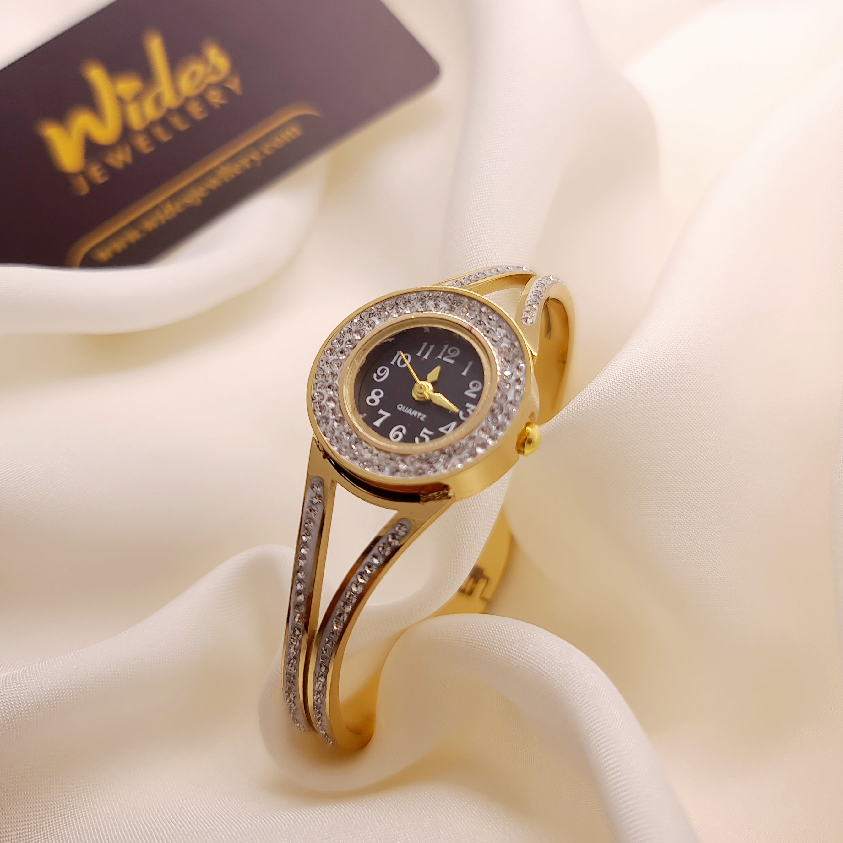 Golden Scroll Watch Bracelet for Girls/Women