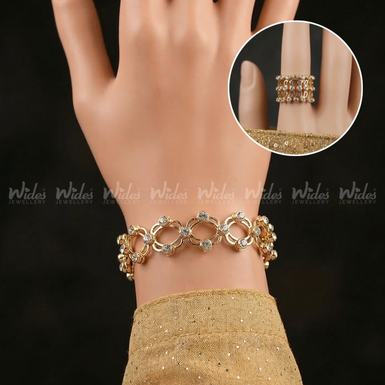 2-in-1 Convertible Bracelet Ring for Girls/Women