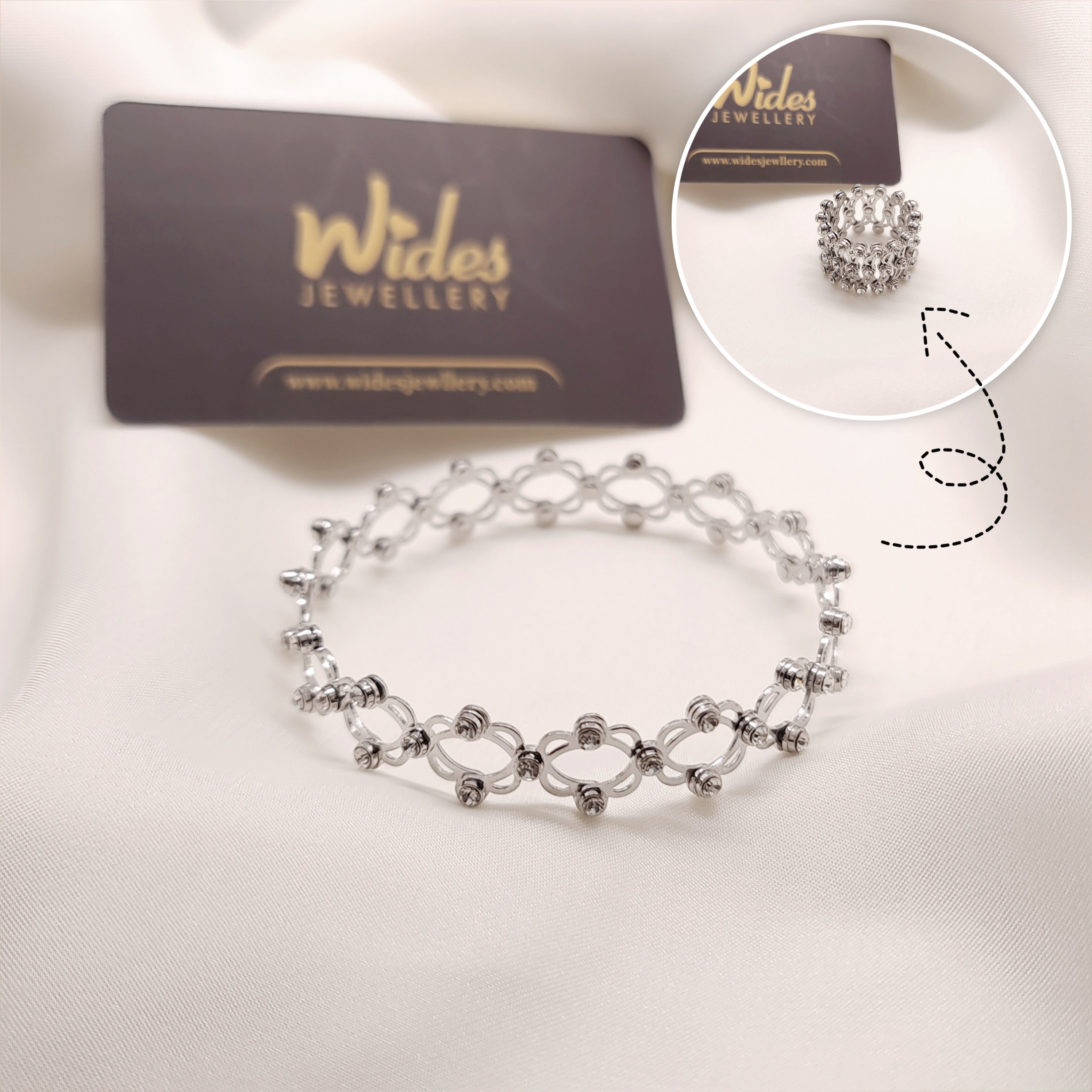 2-in-1 Convertible Bracelet Ring for Girls/Women