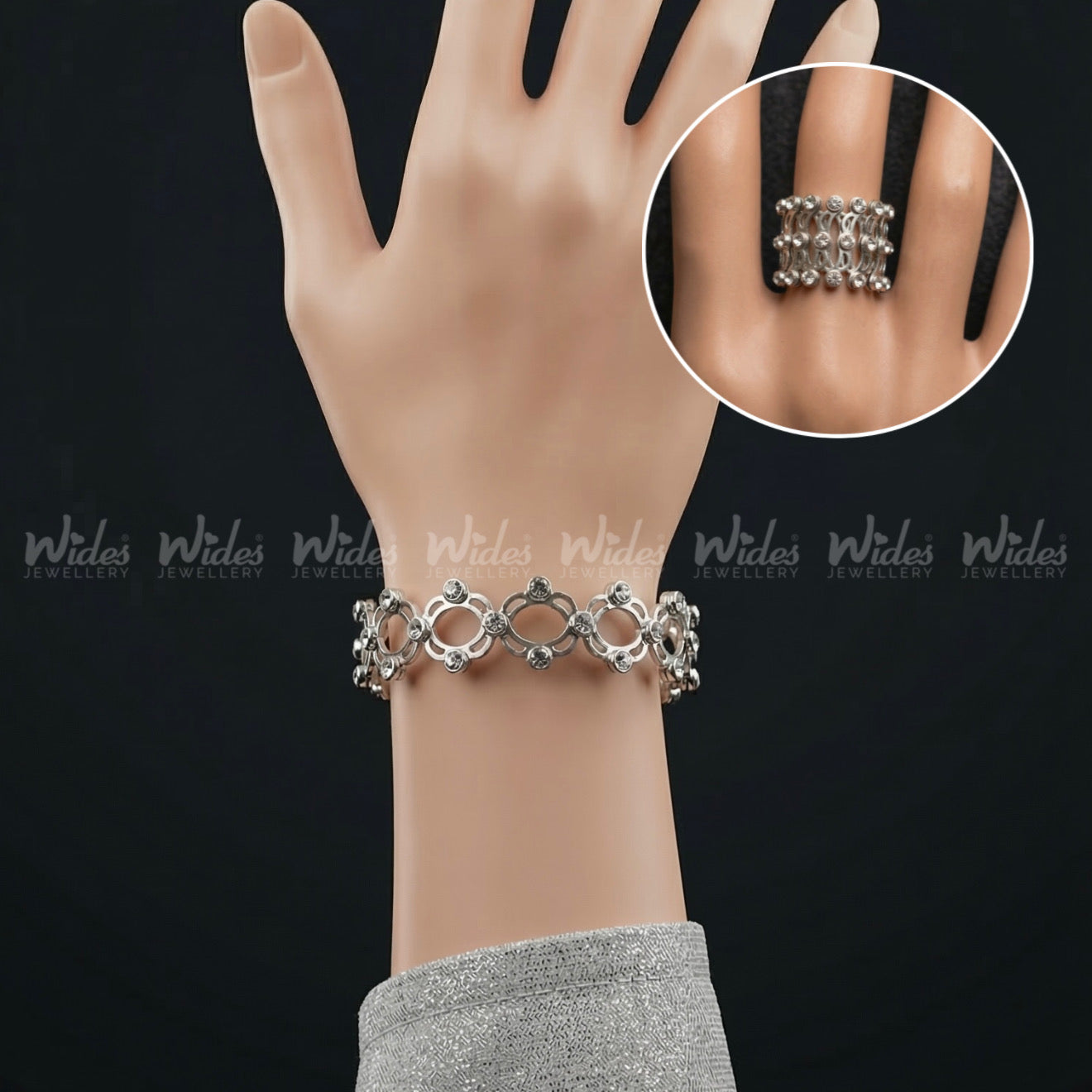 2-in-1 Convertible Bracelet Ring for Girls/Women