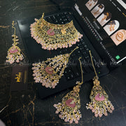 Blush Pink Royal Bridal Set for Girls/Women