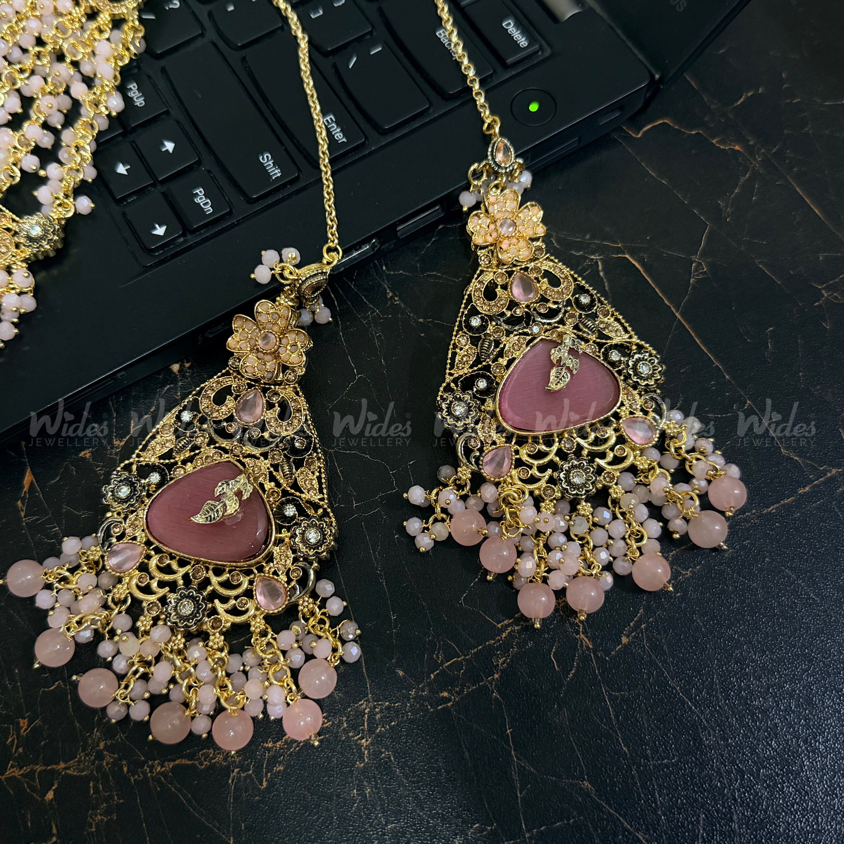Blush Pink Royal Bridal Set for Girls/Women