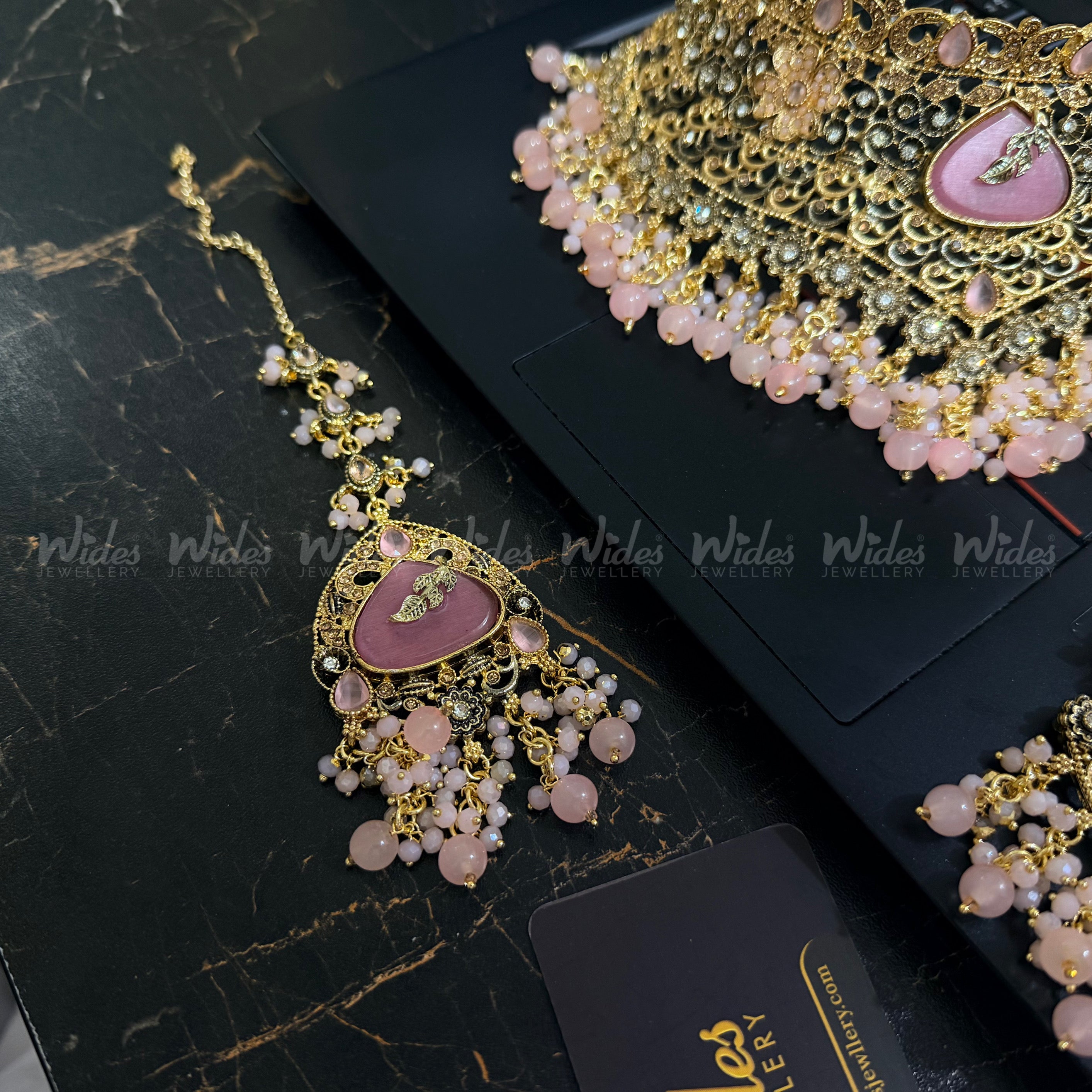 Blush Pink Royal Bridal Set for Girls/Women