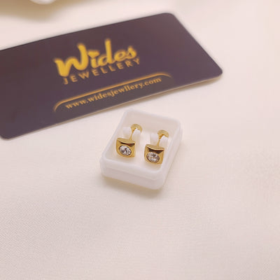 Sleek Bezel Studs/Tops for Girls/Women