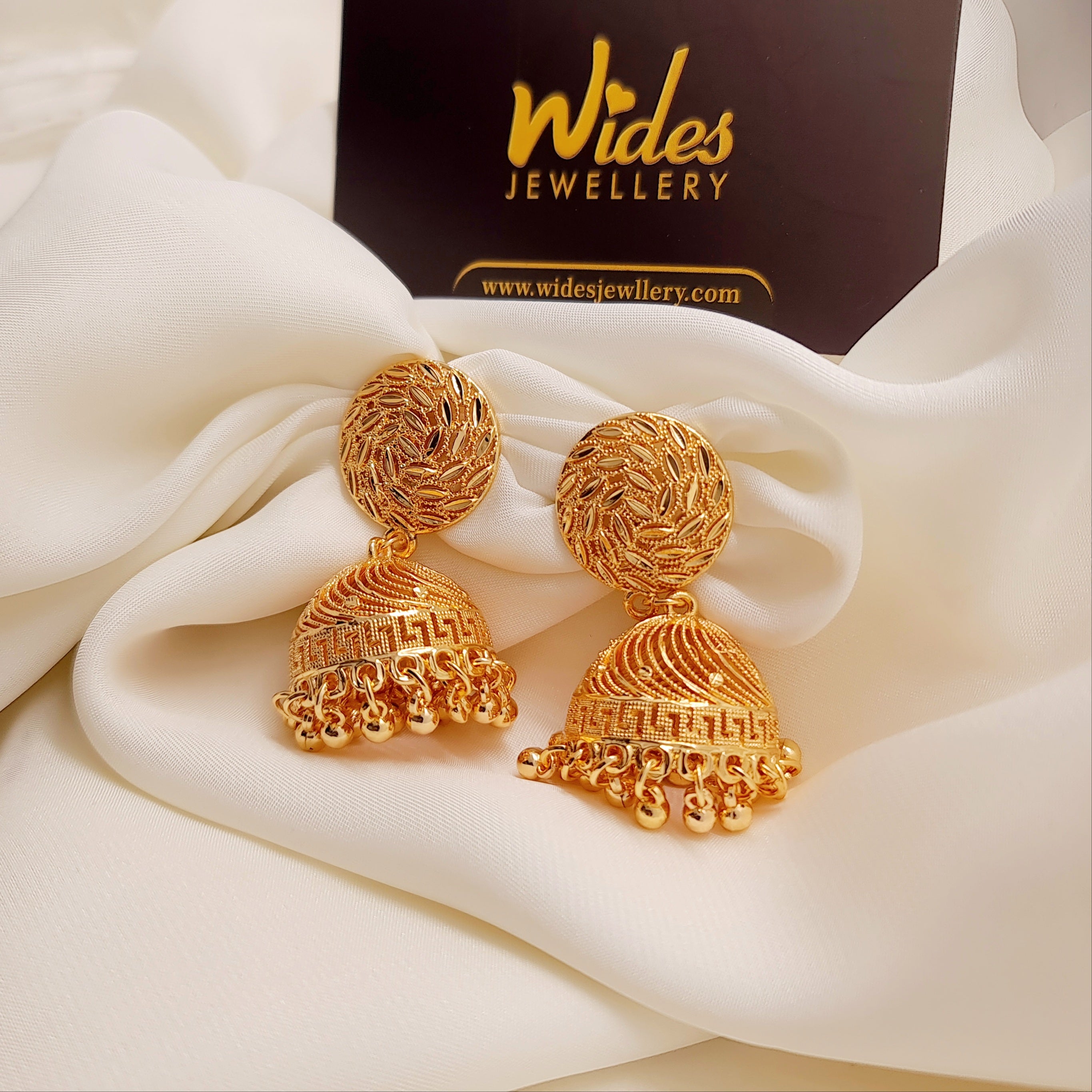 Swirl Top Jhumka Earrings for Girls/Women