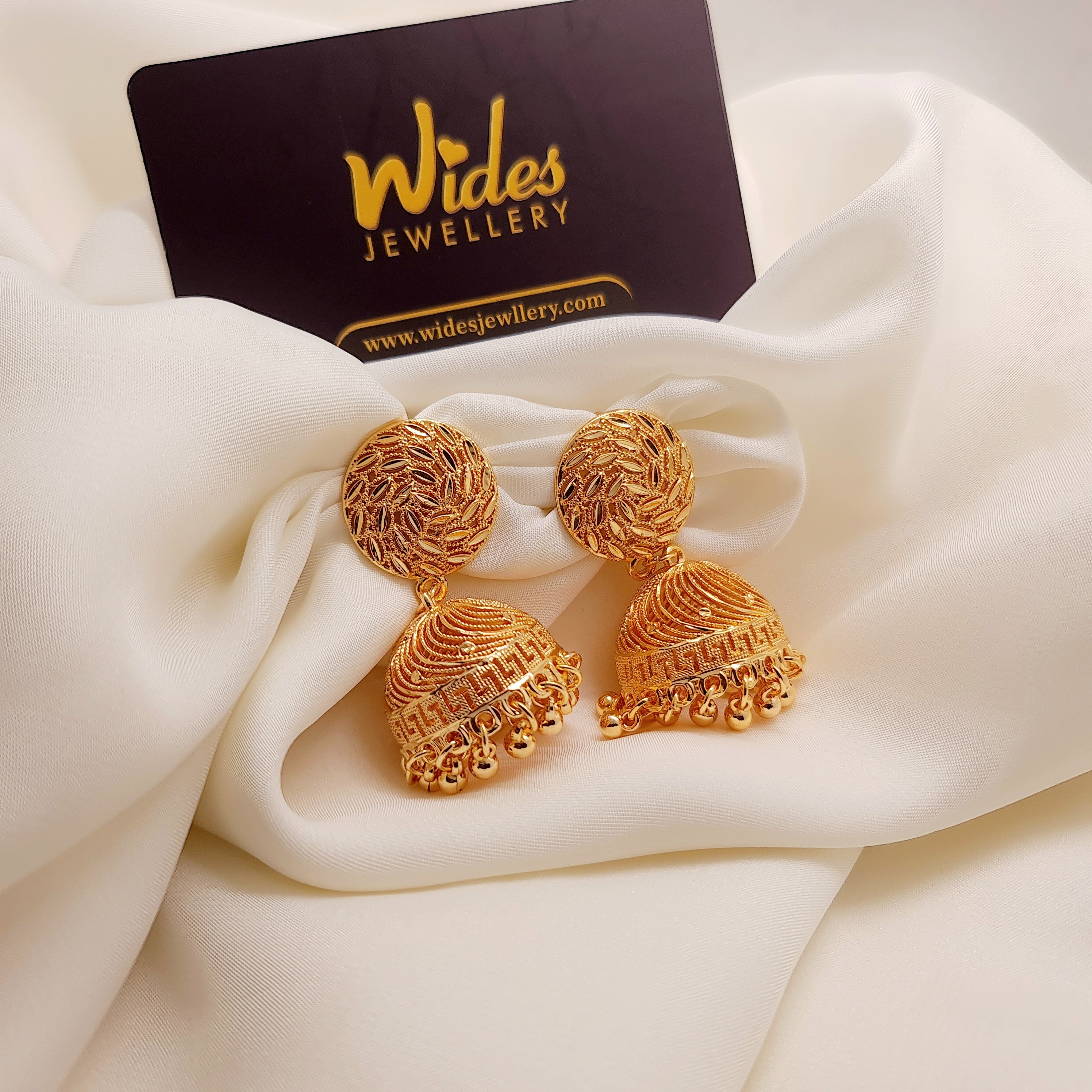 Swirl Top Jhumka Earrings for Girls/Women