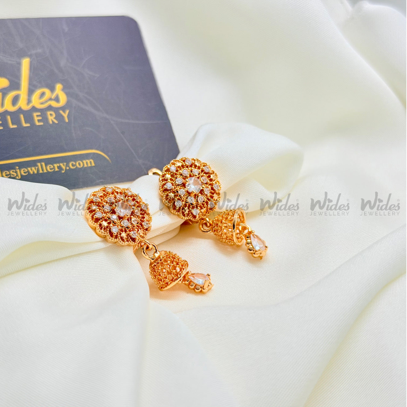 Crystal Bloom Earrings for Girls/Women