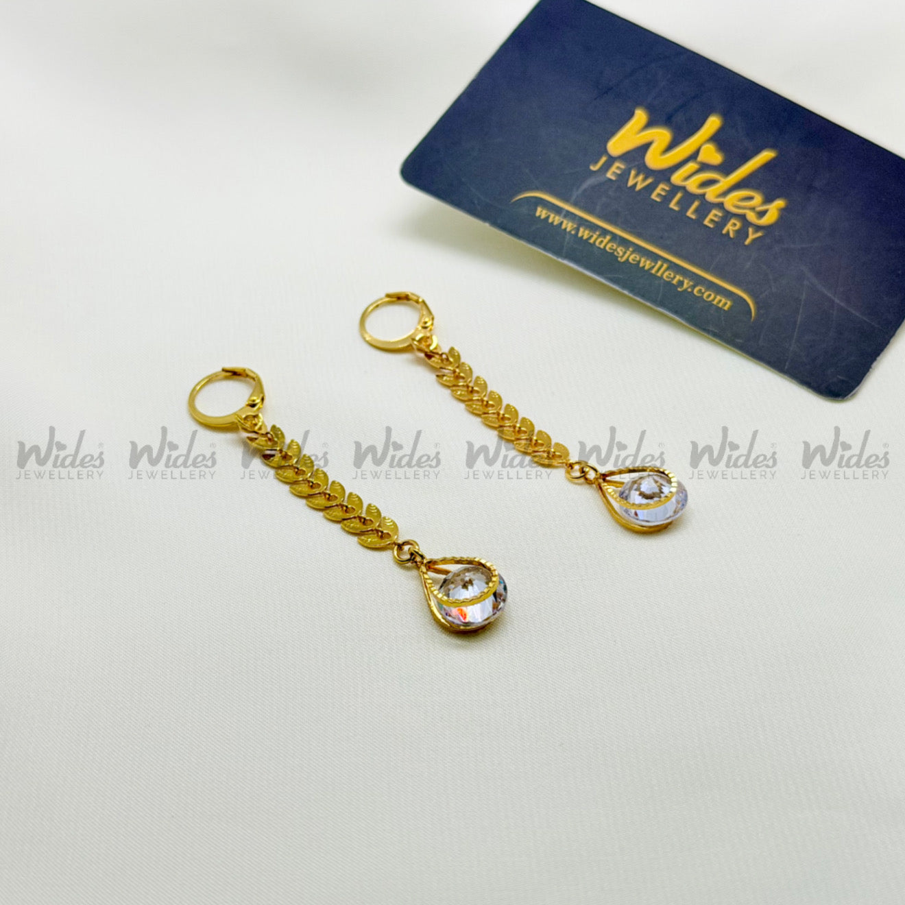 Leaf Linear Drop Earrings for Girls/Women