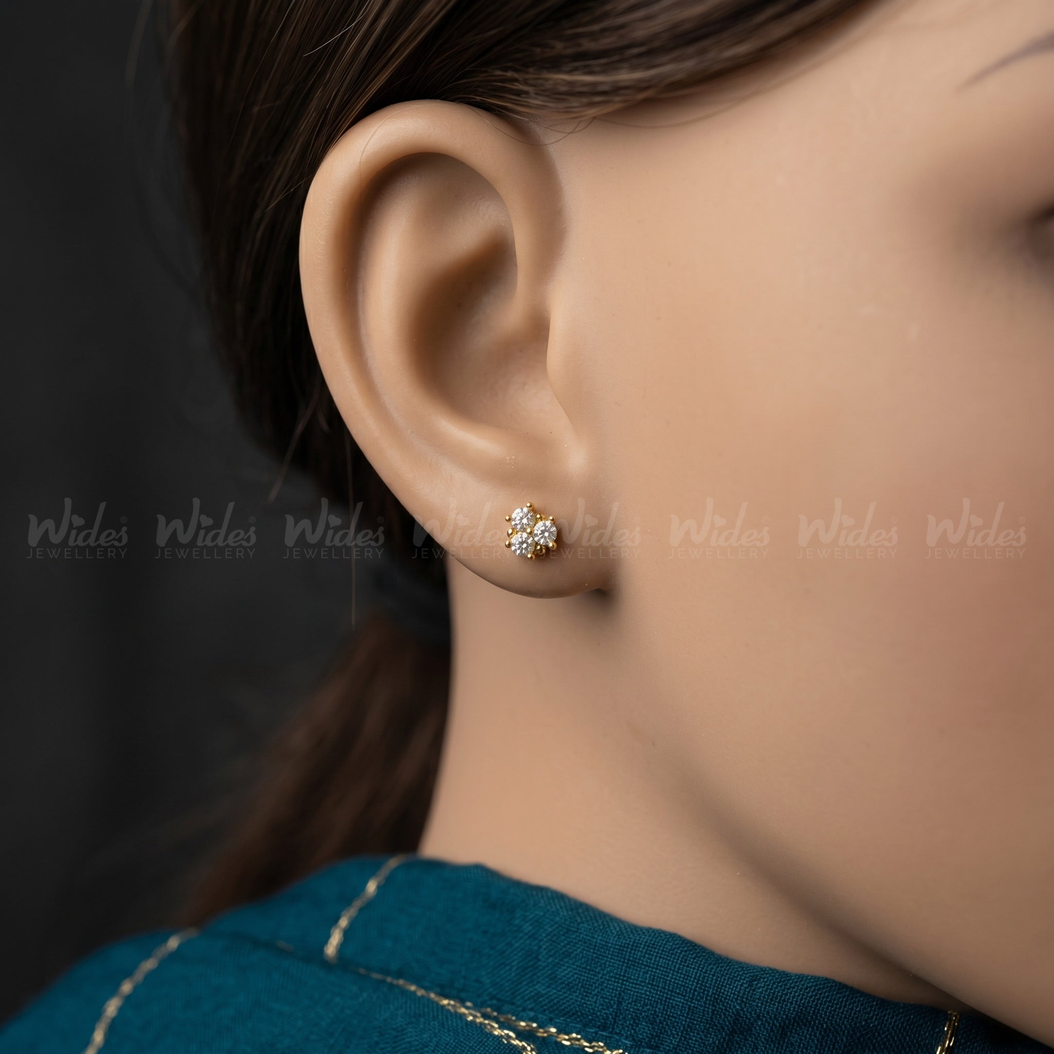 Trinity Blossom Tops/Studs for Girls/Women