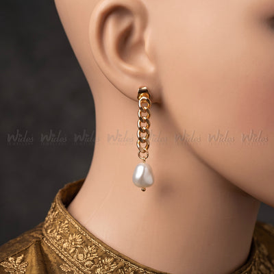 Pearl Link Earrings for Girls/Women