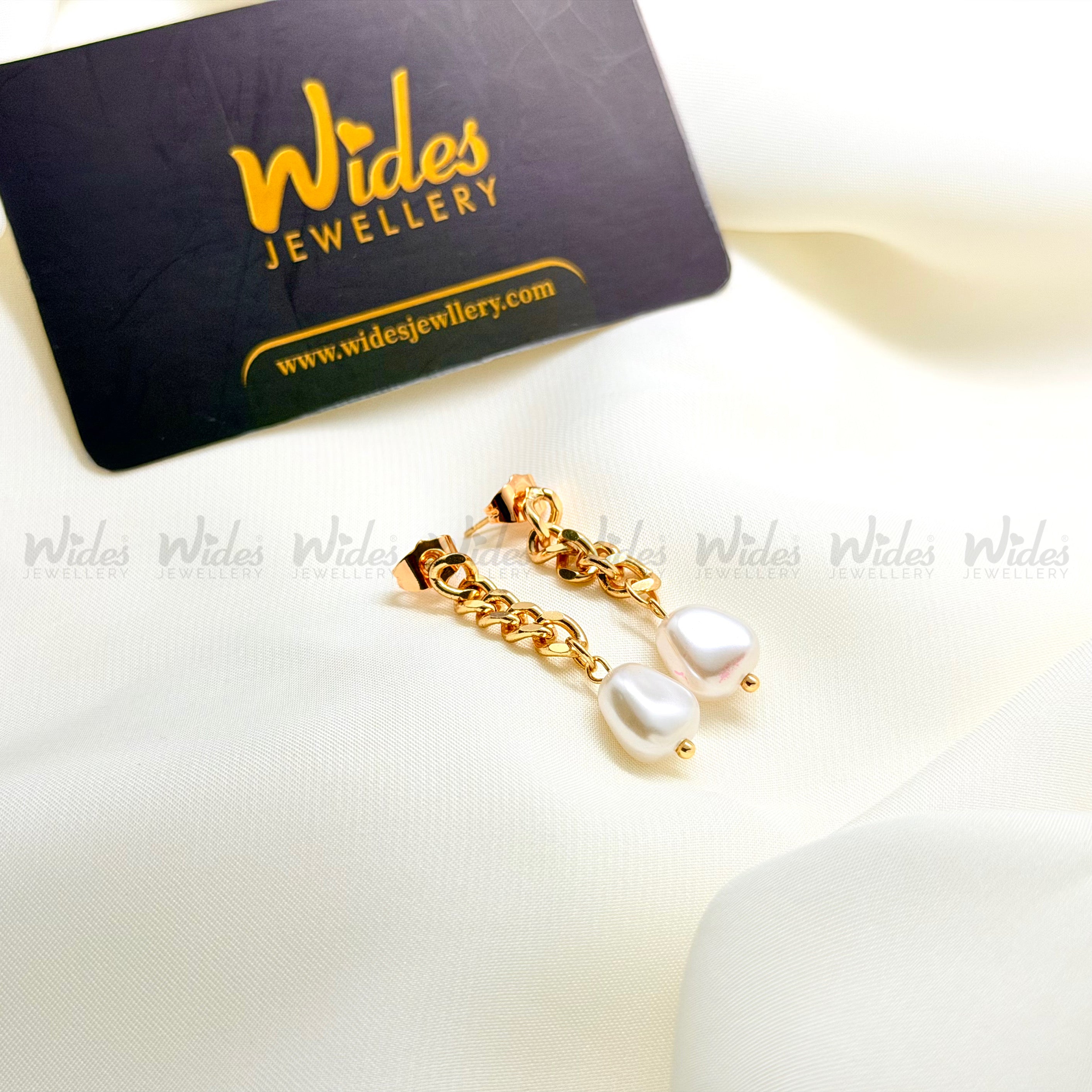 Pearl Link Earrings for Girls/Women