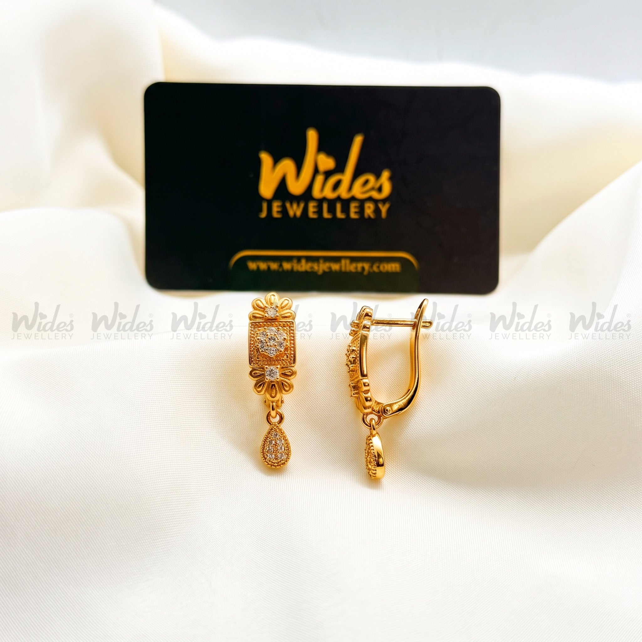 Imperial Crystal Drop Earrings for Girls/Women