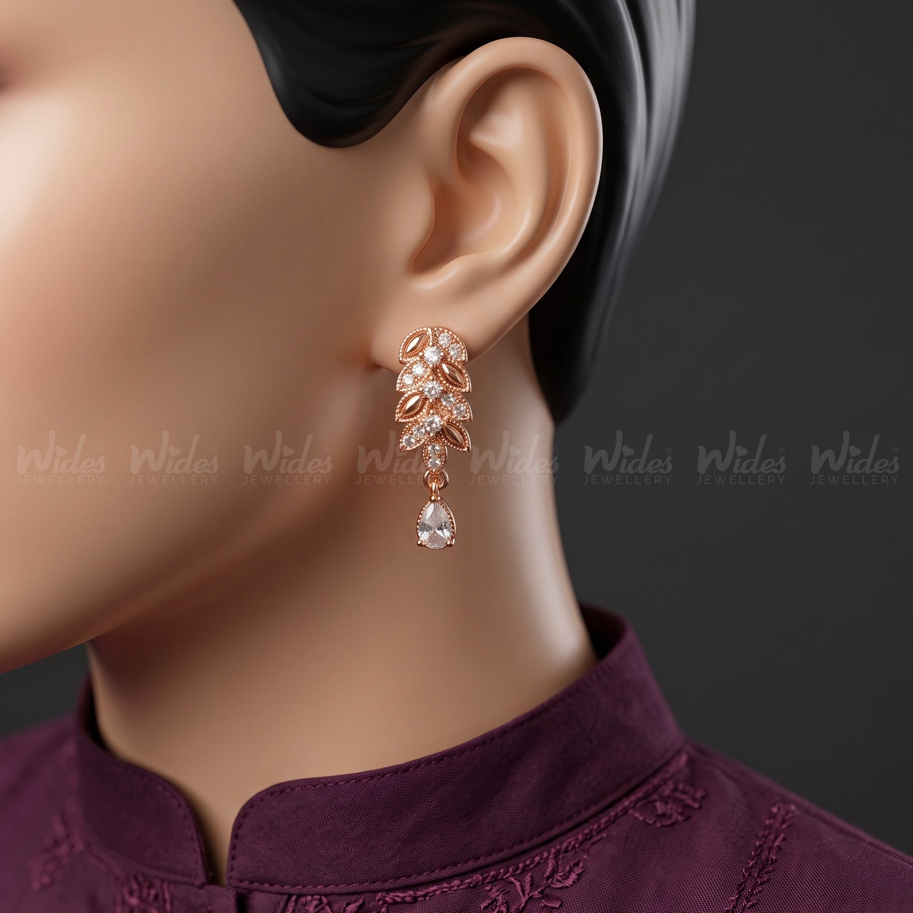 Leaf Cluster Earrings for Girls/Women