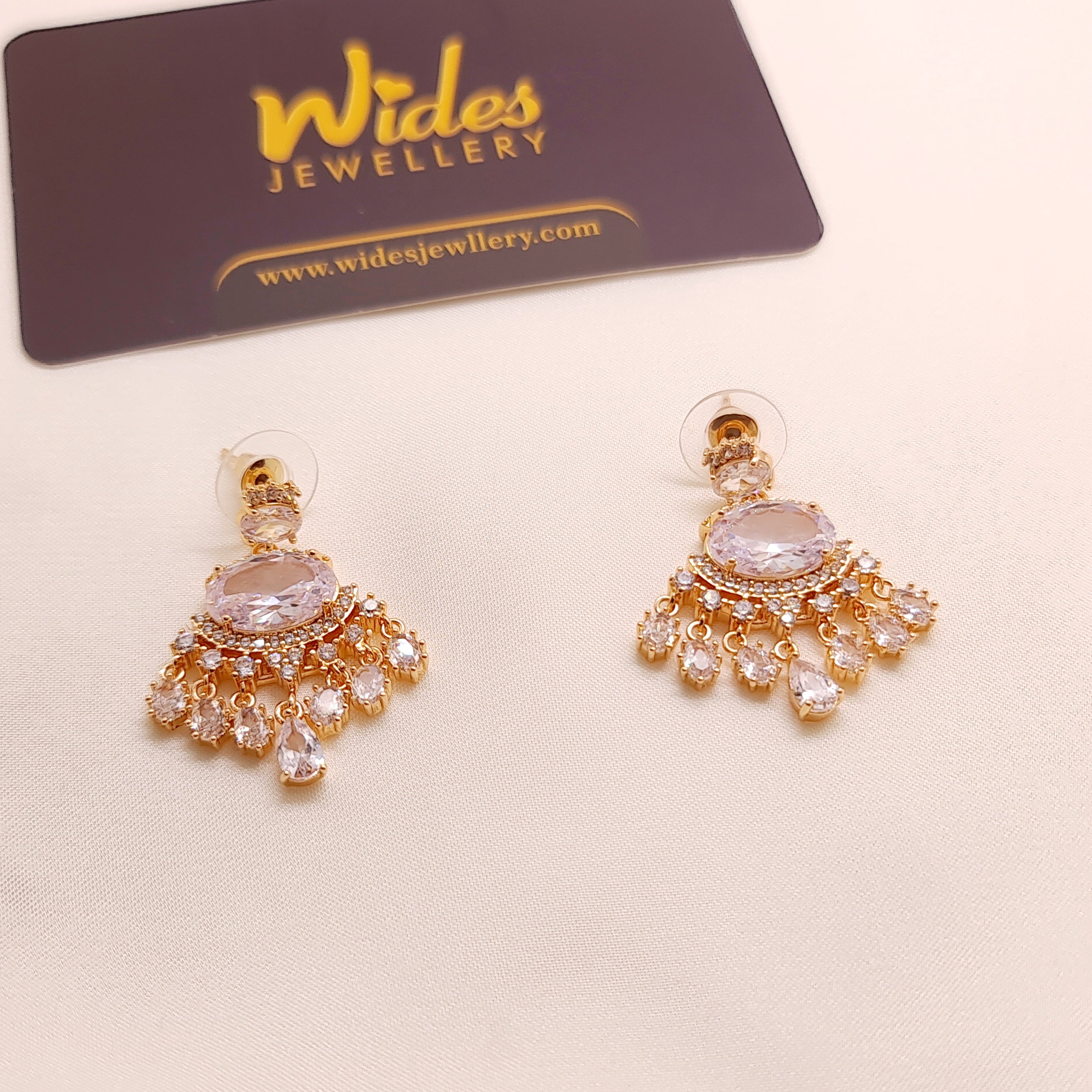 Crystal Cascade Earrings for Girls/Women