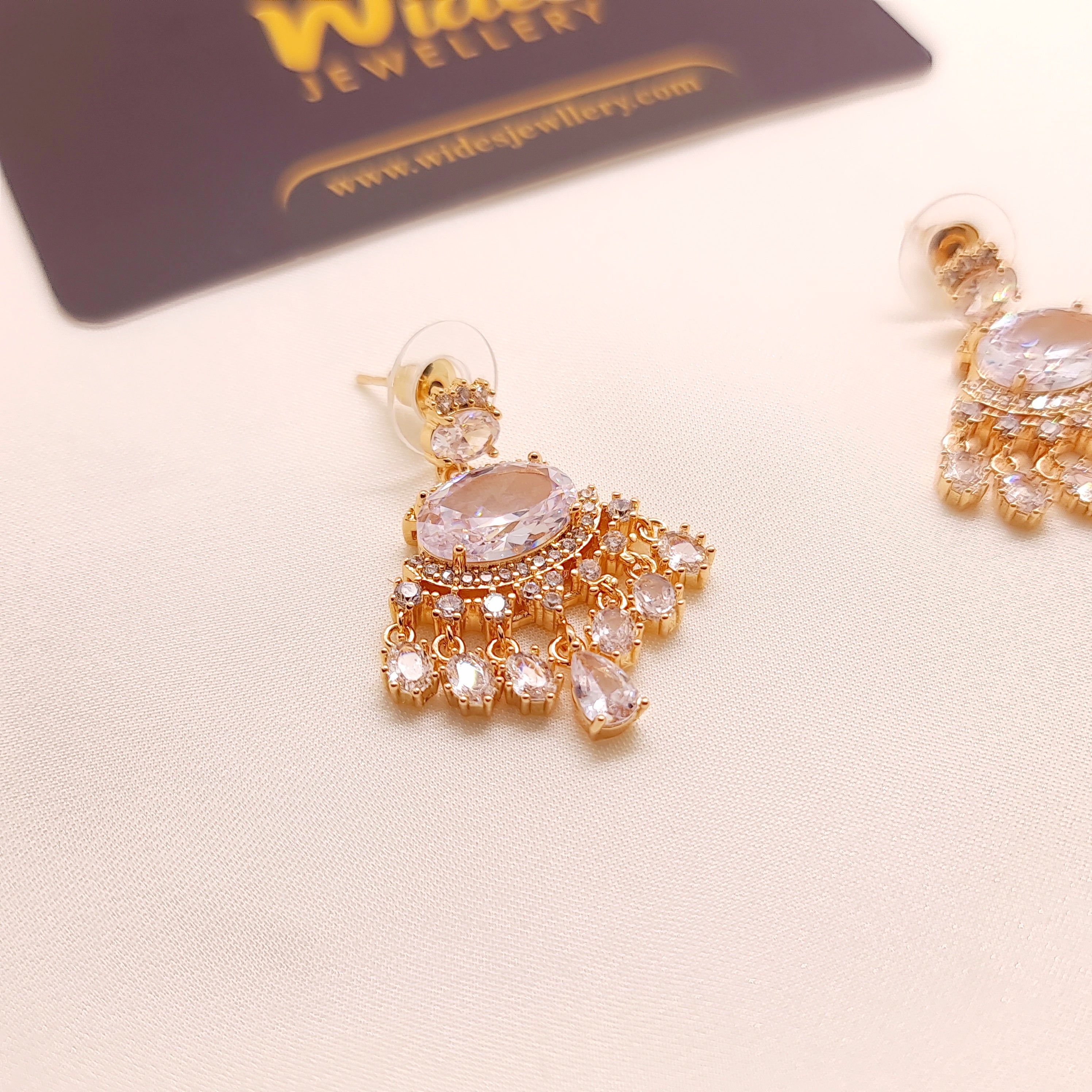 Crystal Cascade Earrings for Girls/Women