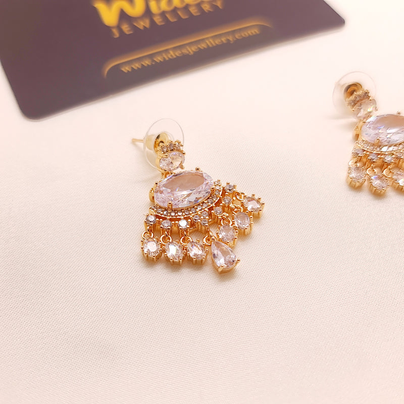 Crystal Cascade Earrings for Girls/Women