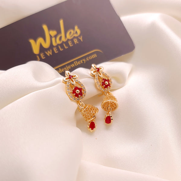 Floral Jhumka Drop Earrings for Girls/Women
