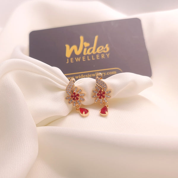 Crimson Drops Earrings for Girls/Women