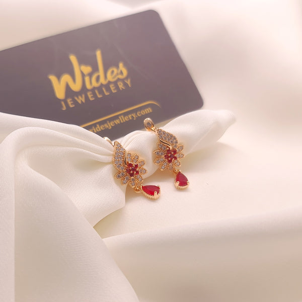 Crimson Drops Earrings for Girls/Women
