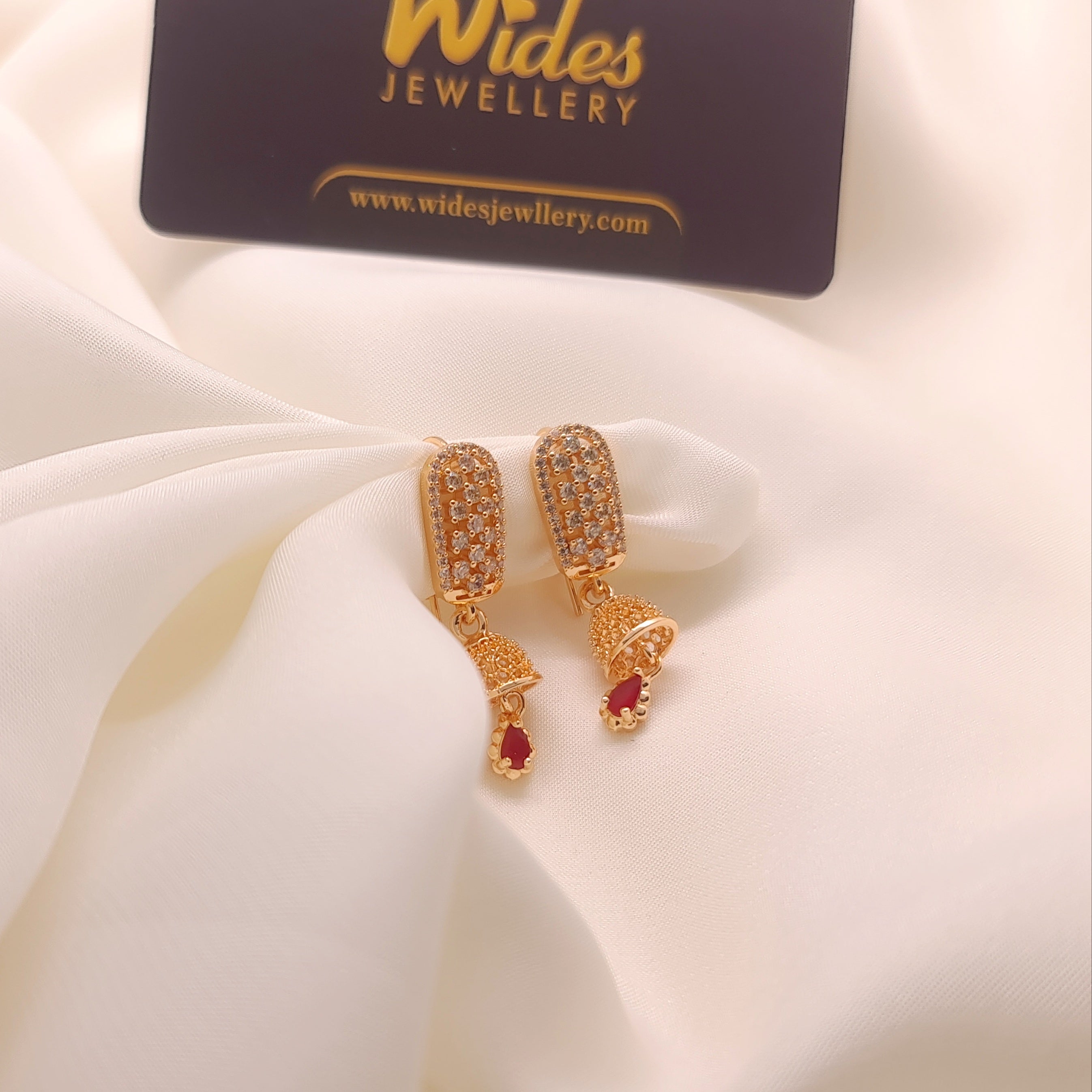 Sparkling Jhumka Drops Earrings for Girls/Women
